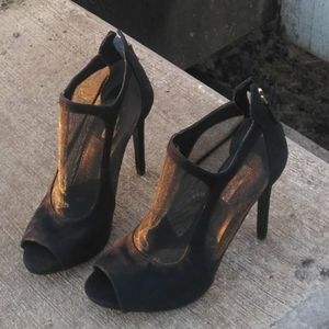 NWT Guess Caged Bootie Black Mesh Size 8.5